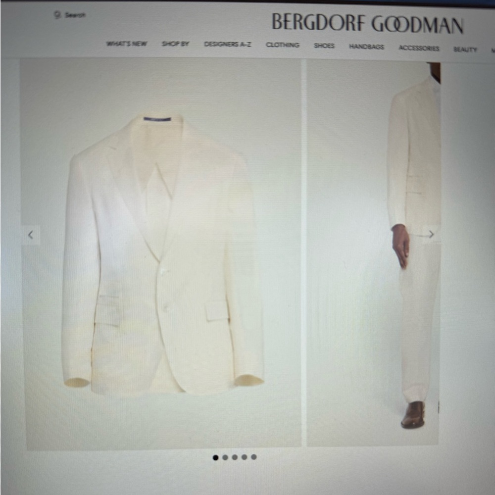 Ralph Lauren Cream Sport Coat with Notched Lapels - Picture 14 of 14